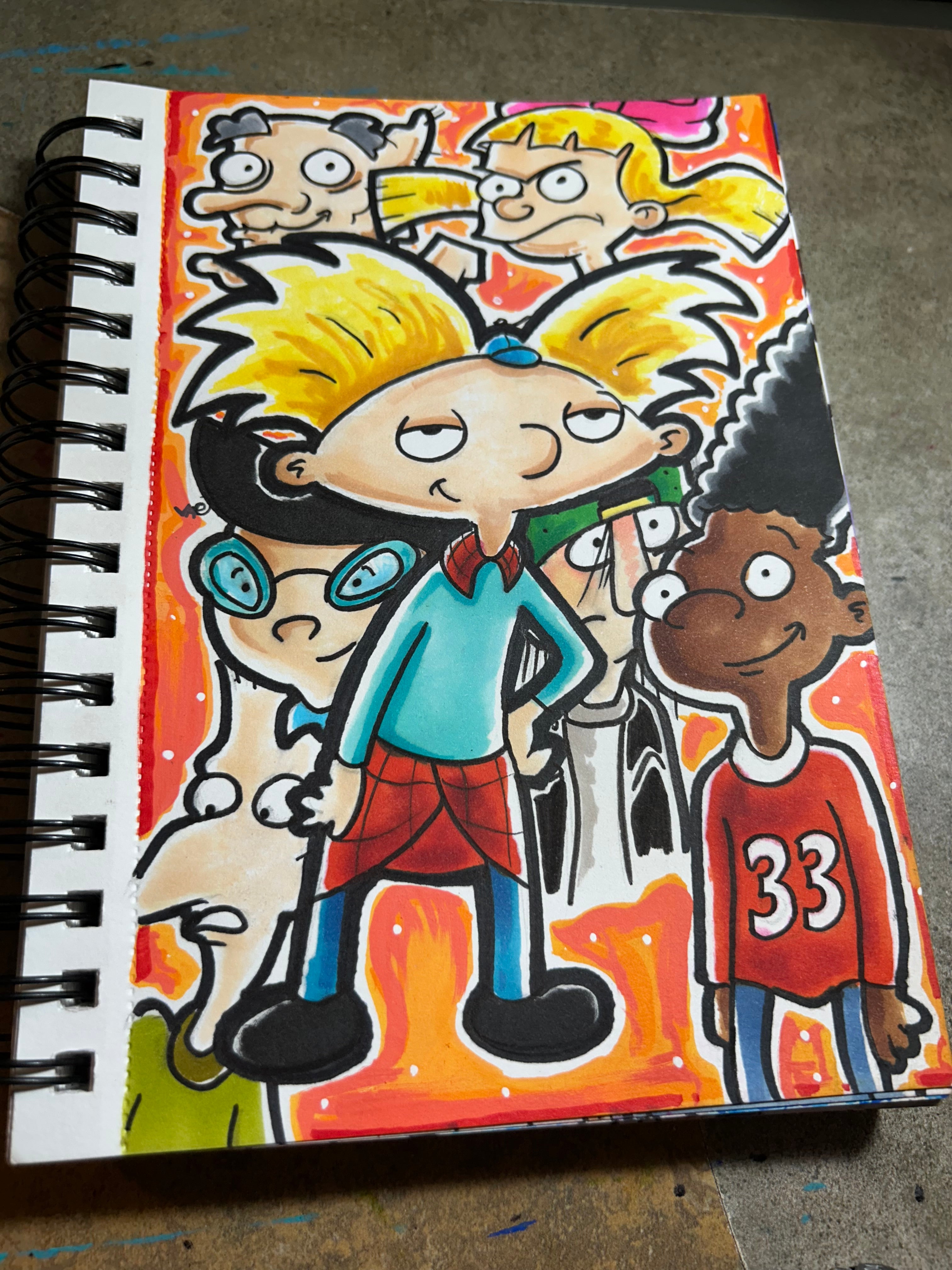 Hey Arnold Art! (Original Page)