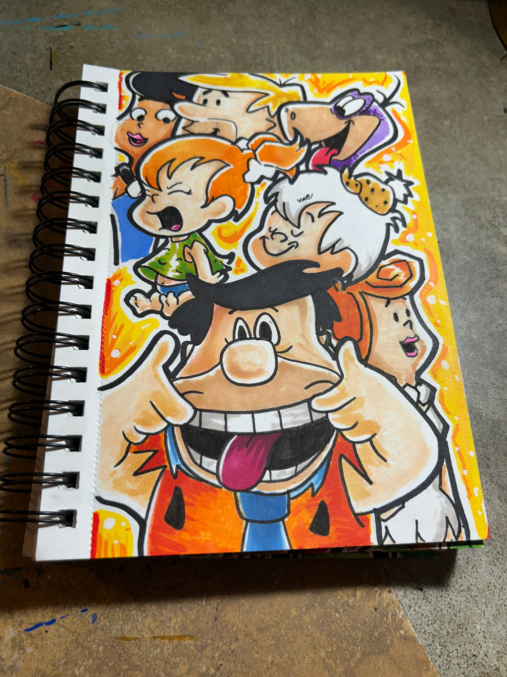 Flintstones Art! (Original Page)