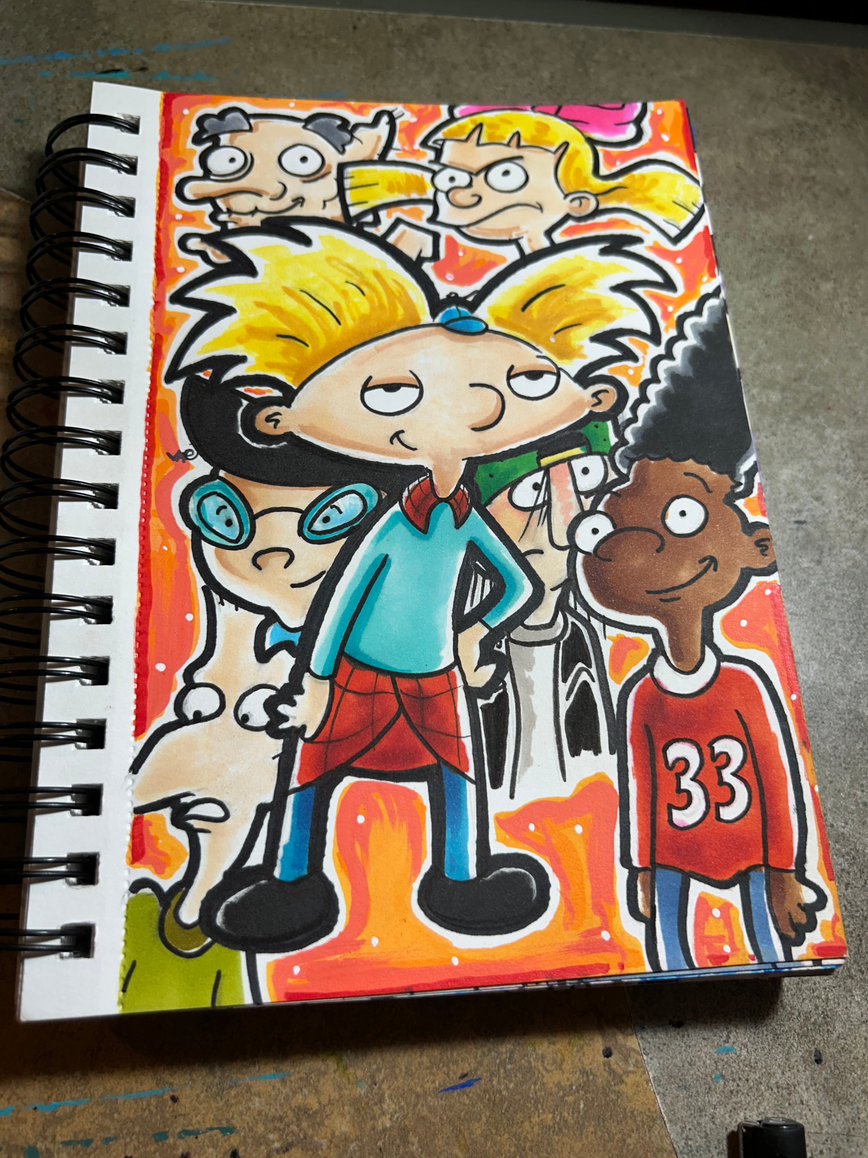 Hey Arnold Art! (Original Page)
