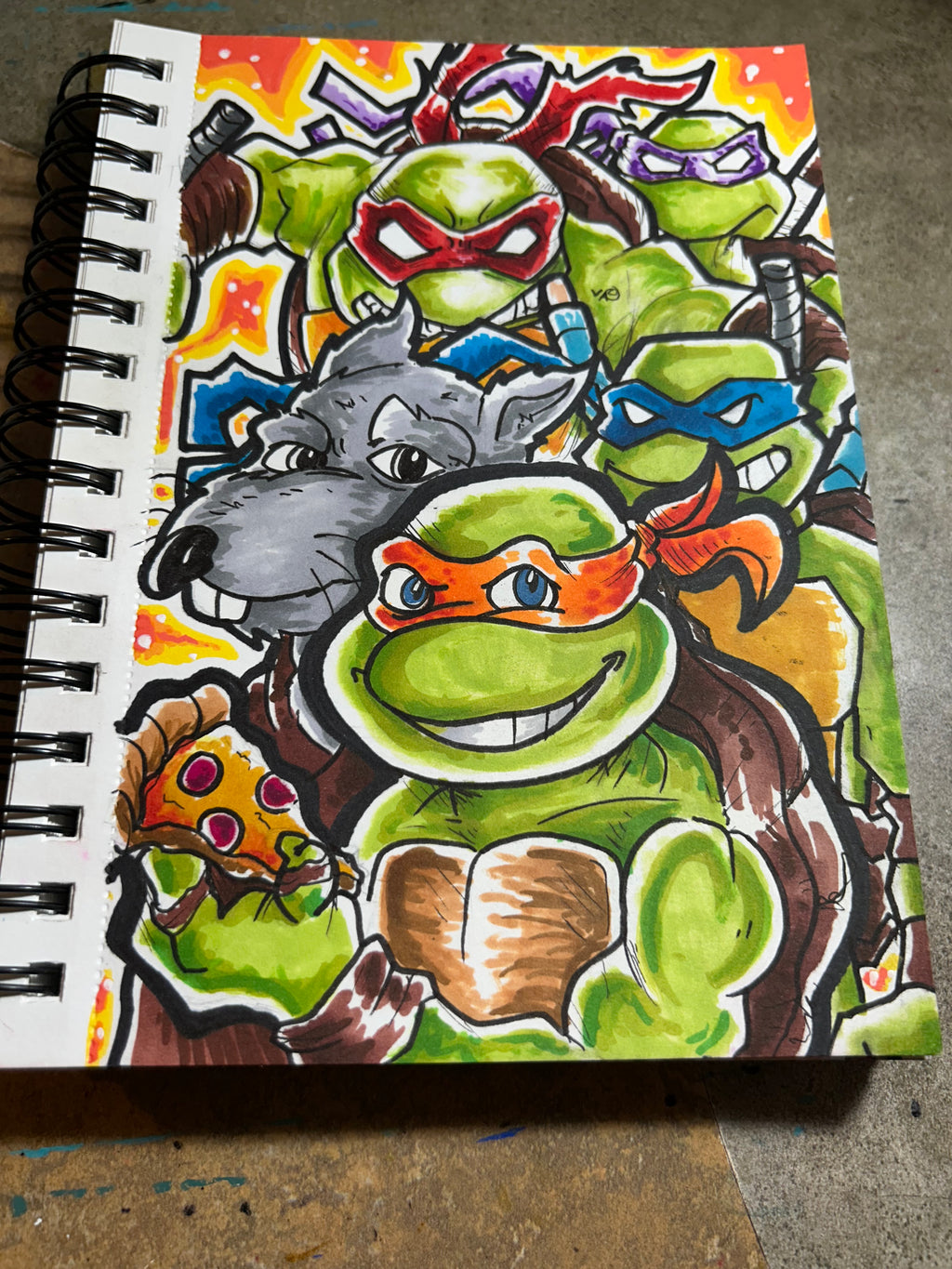 TMNT Art (Original Page)