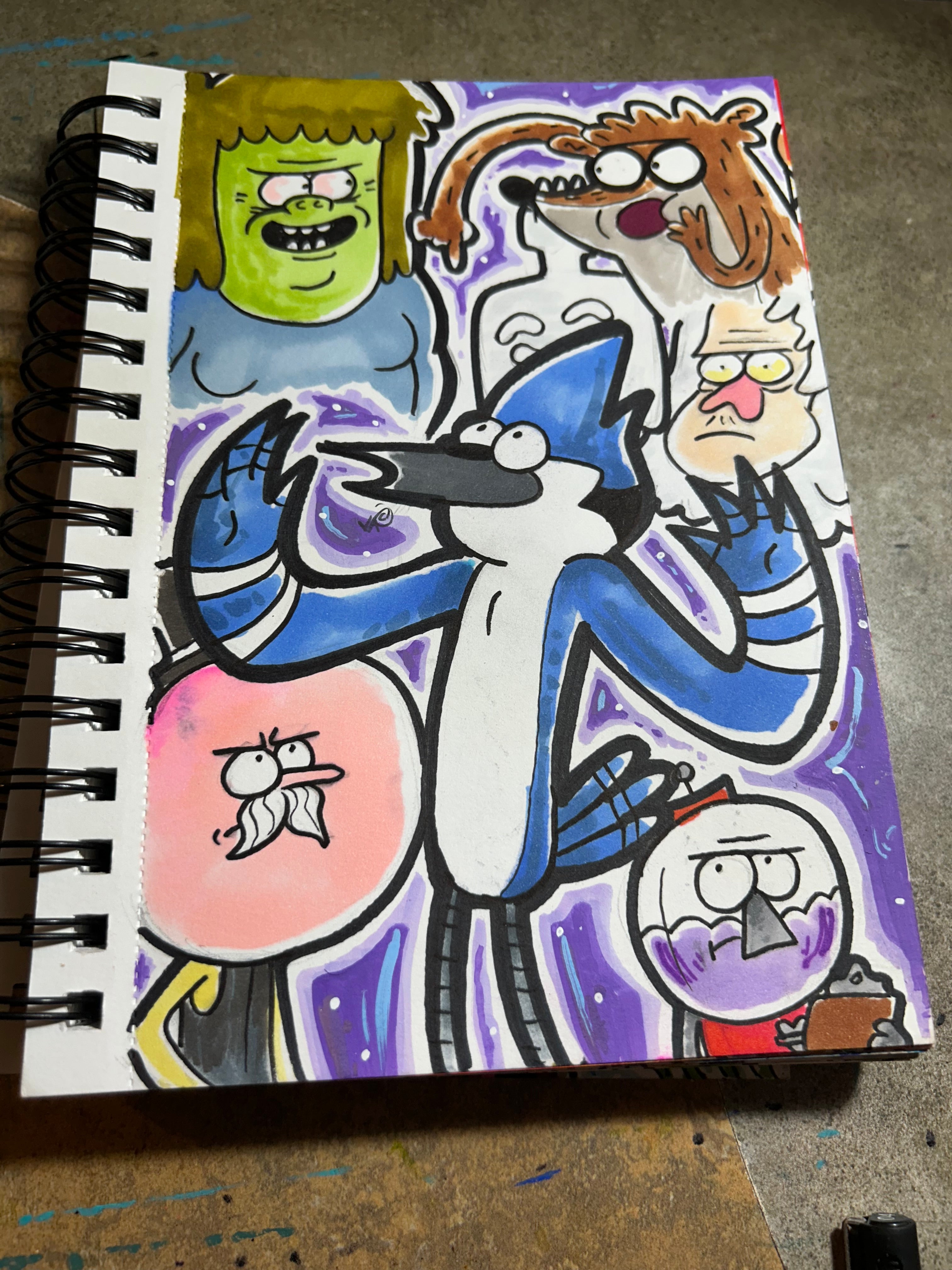 Regular Show Art! (Original Page)