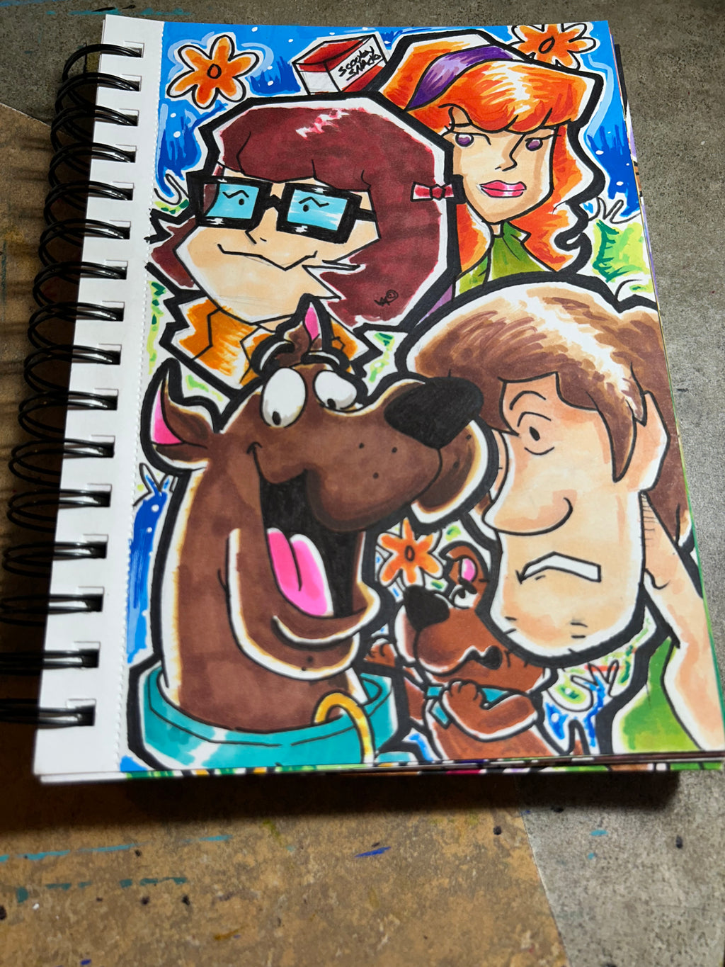 Scooby Doo Art! (Original Page)