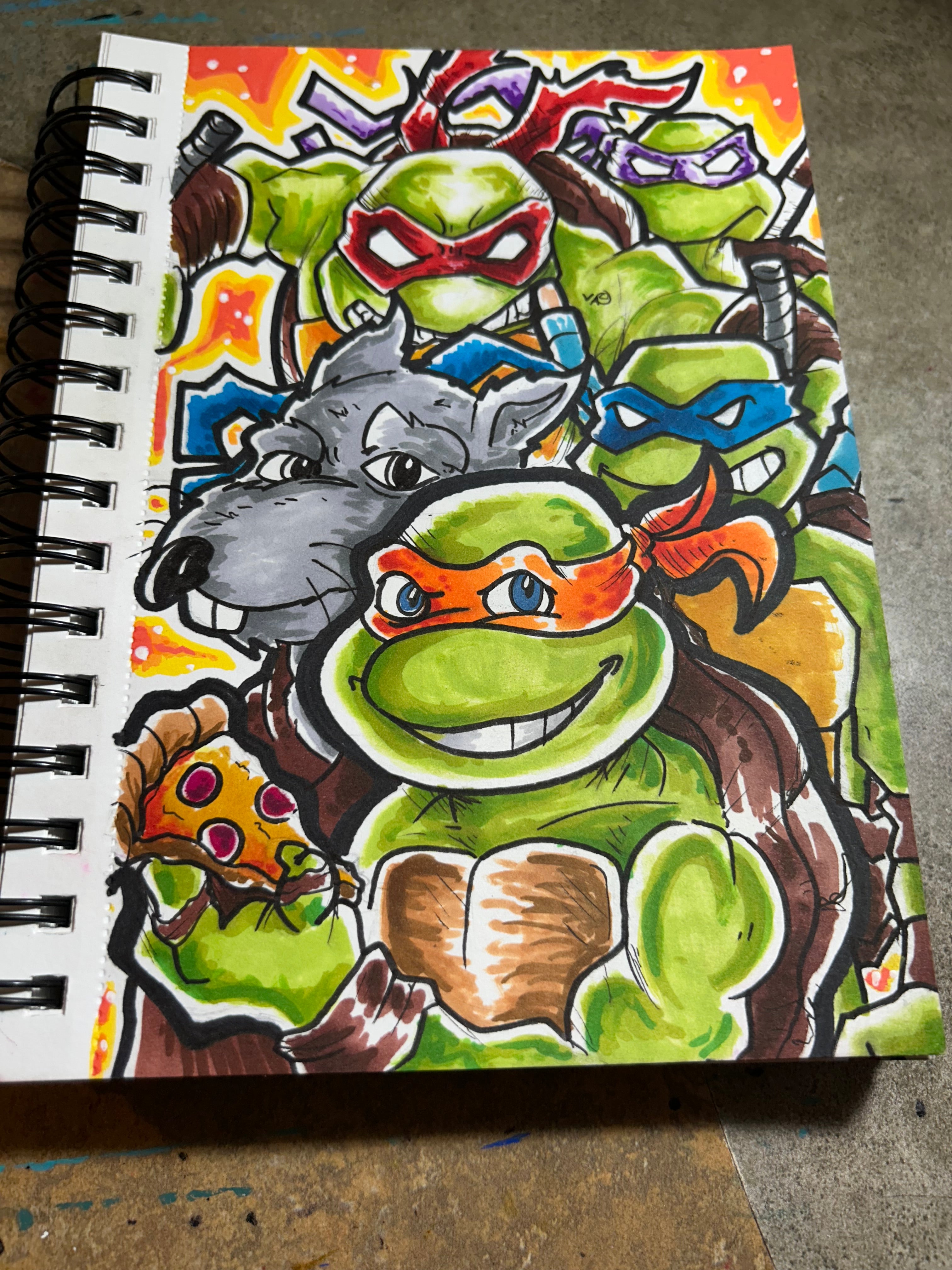 TMNT Art (Original Page)