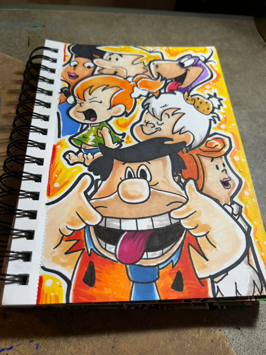Flintstones Art! (Original Page)