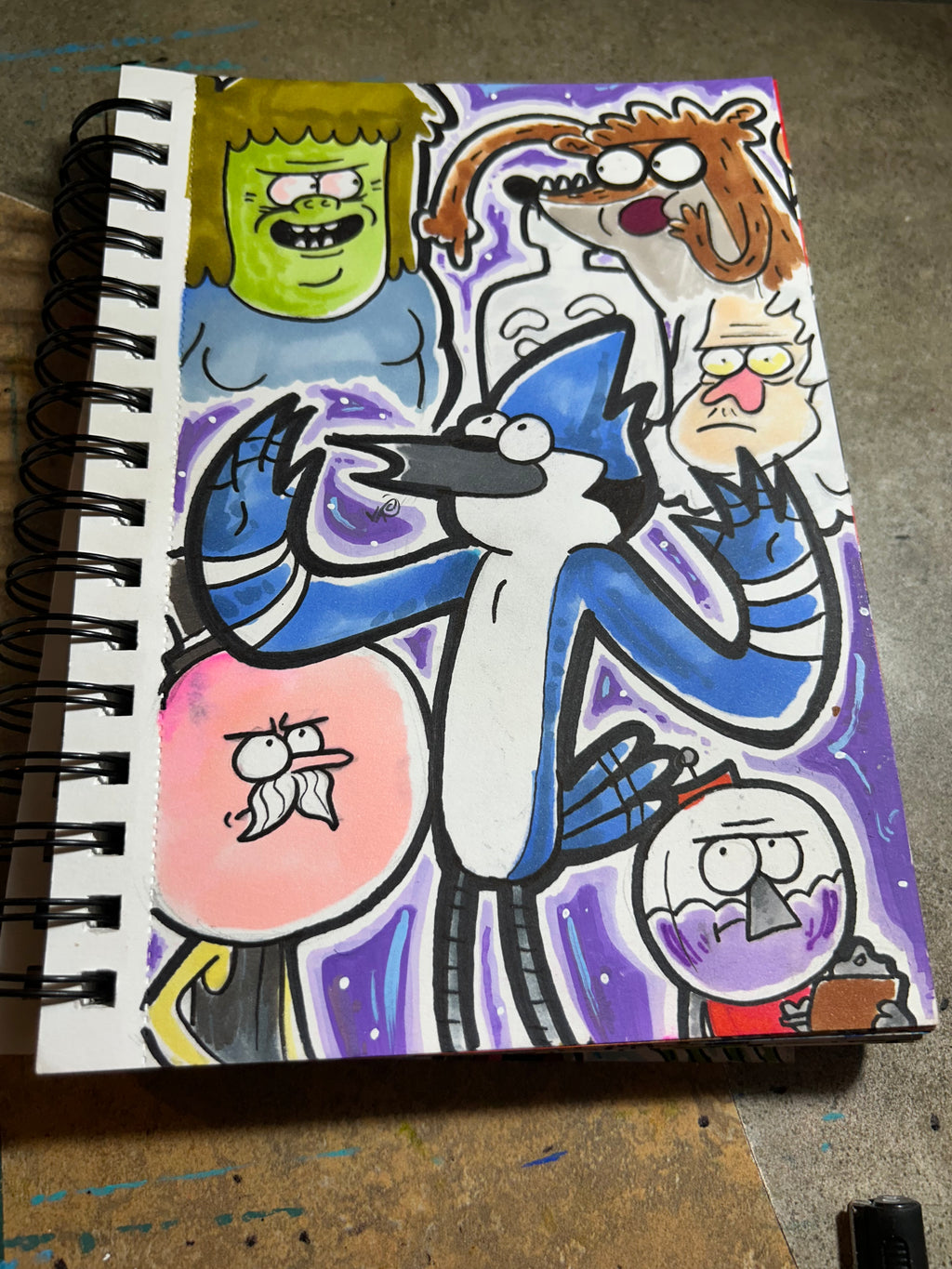 Regular Show Art! (Original Page)